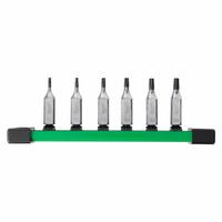 MILWAUKEE Socket Bit Set: 1 - 25 Pieces, 1/4 in Drive Size, 6 Pieces, T8 to T27 Tip Size Range, Torx (MPN 48-22-9530). Key specifications — attr1216280: Fixed Insert; attr1216283: MILWAUKEE; attr1225718: T8 to T27; attr1227491: 1/4 in.
