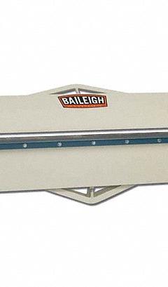 BAILEIGH INDUSTRIAL Sheet Metal Brake: Hand Lever, 12 ga Capacity, 96 in Max. Bending Wd (MPN HB-9612). Key specifications — attr76087: Yes; attr76080: BAILEIGH INDUSTRIAL.