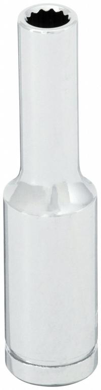 WESTWARD Socket: Metric, 1/4 in Drive Size, 4 mm Socket Size, 12-Point, Deep, Chrome, Socket (MPN 10E879). Key specifications — attr1204417: WESTWARD; attr1204392: Chrome.
