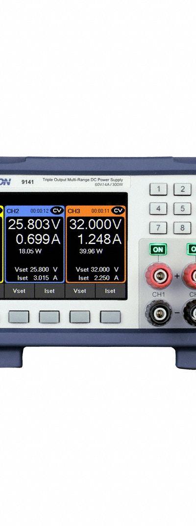 B&K PRECISION Triple Output DC Power Supply: 4 A Current Output 1 - Bench Triple Output DC Power Supplies