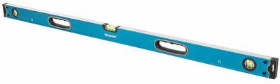 WESTWARD Box Level: Level & Plumb, 48 in Overall Lg, Top & Side Read, None Acrylic Barrel - Magnetic Box Levels