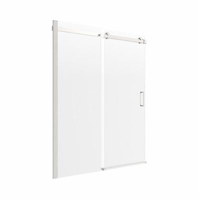 FOREMOST Shower Door: 46 7/8 in Min. Door Wd, 48 in Max. Door Wd, 74 in Overall Ht - Sliding & Panel Shower Doors