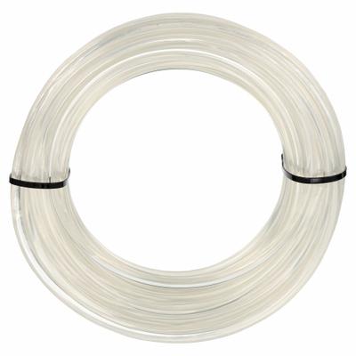 EAGLE BELTING Round Belt: Clear, 1/8 in Dia, For 1 1/4 in Min Pulley Dia, 100 ft Overall Lg - Solid-Core Smooth Round Belts