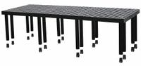 STRUCTURAL PLASTICS Plastic Shelving: 96 in x 36 in, 24 in Overall Ht, 1 Shelves (MPN S9636A). Key specifications — Resistance Properties: Corrosion-Resistant; Frame Material: Plastic; Shelving Material: High Density Polyethylene; Brand: STRUCTURAL PLASTICS.