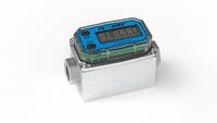 FLOMEC Electronic Flowmeter: Electronic Meter, Turbine, 1/2 in FNPT, 1/2 in Connection Size, FNPT (MPN G2A05NQ9GMA). Key specifications — Product Type: Fuel Meter; Rotor Material: PVDF; Accuracy %: +/-2% (Body Only); Output Type: 4-20 mA; Brand: FLOMEC; Unit Of Measure: Liters; Display Type: Digital; Termination: Not Listed.