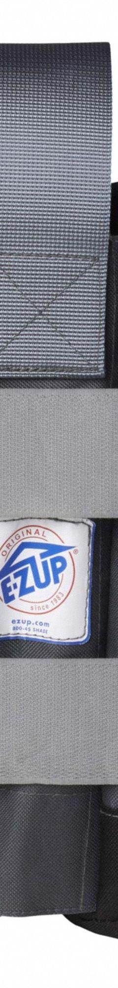 E-Z UP Weight Bag: Gray, Polyester, 18 in Overall Lg, (4) Wt Bags (MPN WB3SGBK4). Key specifications — Color: Gray; Material: Polyester; Brand: E-Z UP; For Use With: Instant Shelters; Includes: (4) Weight Bags.