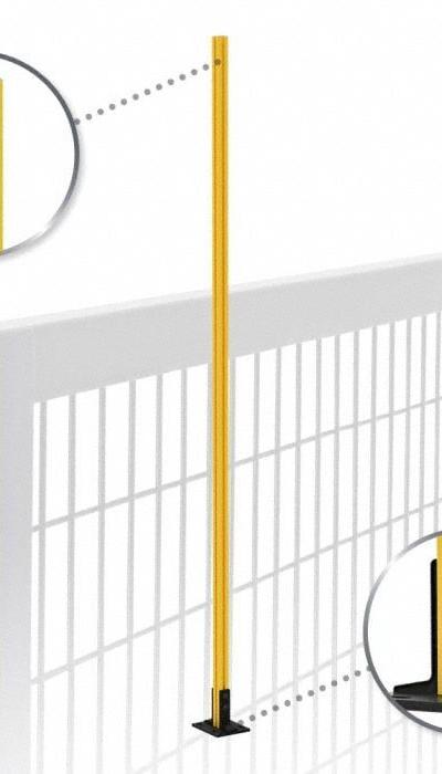 80/20 Tube Framing System Profiles: Mounting Post - Machine Guarding