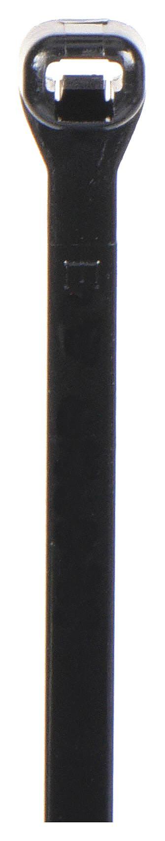 TY-RAP Cable Tie: 7 in Nominal Lg, 1 1/2 in Nominal Max. Bundle Dia., 0.1 in Wd - Fine Adjustment Cable Ties