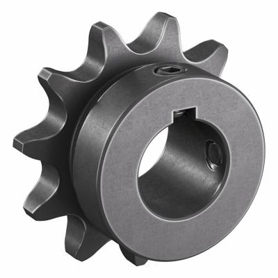 TRITAN Roller Chain Sprocket: 41, For 1/2 in Chain Pitch, 3/4 in Bore Dia, 11 Teeth - Size 41 Fixed-Bore Roller Chain Sprockets