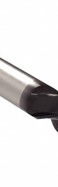 WIDIA HANITA Corner Radius End Mill: Carbide, AlTiN Coated, 4 Flute, 3/8" Mill Dia, 1/2" LOC, 2" OAL (MPN 4X4EE10004RAT WS15PE)