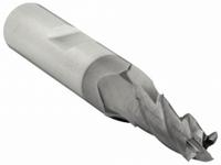 CLEVELAND Square End Mill: High Speed Steel, TiCN Coated, 4 Flute, 9/32" Mill Dia, 3/4" LOC (MPN C33250)