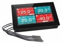 LASCAR Temperature Data Logger: 257°F, EL-SGD 43-ATP, Temp, USB, 257°F Max Temp Measured °F, Windows. Key specifications — Interface: USB; Parameters Measured: Temperature °C; Brand: LASCAR; Features: Programmable Display; Includes: Four-Channel Thermistor Temperature Board; Software Options: Software Available Separately; Data Logger Type: Temperature.