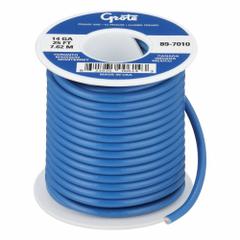 GROTE Primary Automotive Wire: GPT, 25 ft, 1 Conductor, 14 AWG, Blue, 60 V Volt (MPN 89-7010). Key specifications — Brand: GROTE.