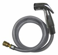 KISSLER Kitchen Sprayer: Plastic, Chrome, 1/2" Connection Size, NPT (MPN 88-4222). Key specifications — Inlet Connection Type: NPT; Brand: KISSLER; Connection Size: 1/2"; Color/Finish: Chrome; Material: Plastic; Product Type: Kitchen Sprayer.