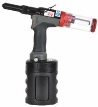 POP AVDEL Air Riveter: 1 in Stroke Lg, 4,206 lbf Pulling Force, 1/4 in Female NPT (MPN 76003-00003). Key specifications — attr1320930: NPT; attr1320934: Yes; attr1320955: POP AVDEL.