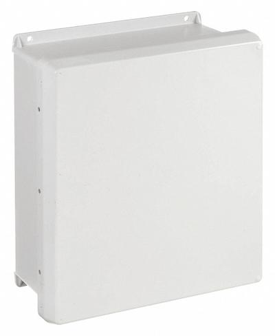 HOFFMAN Enclosure: Fiberglass, 13 in x 11 in x 6 in, NEMA 12/13/4/4X, Solid Cover - Nonmetallic Enclosures