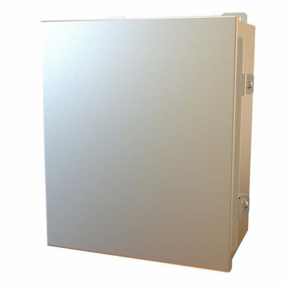HAMMOND Electrical Enclosure: Stainless Steel, 12 in x 10 in x 6 in, NEMA 12/13/3R/4/4X - Stainless Steel Enclosures