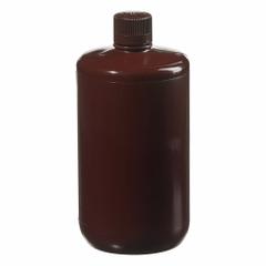 NALGENE Storage Bottle: PPCO, 0.5 gal, 2 L, Amber, 38-430 mm Screw Closure Size, Closure Included (MPN 2204-0005). Key specifications — Body Color: Amber; Closure Attached: Attached; Brand: NALGENE; Pre-Cleaned: None; Closure Included: Yes.