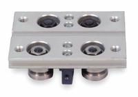 BISHOP-WISECARVER Linear Guide Carriage Assembly: Slide Ring, PRT Series Fixed-Center Carriage (MPN FCP25351). Key specifications — Carriage Material: Aluminum; Roller Material: Steel; Size: 25; Brand: BISHOP-WISECARVER; Type: PRT Series Fixed-Center Carriage.