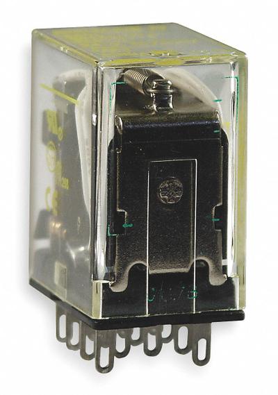 SCHNEIDER General Purpose Relay: Socket Mounted, 6 A Current Rating, 24V DC, 4PDT - Socket-Mounted Relays