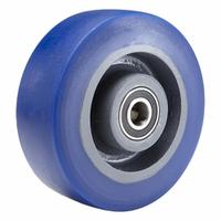HAMILTON Caster Wheel: 6 in Wheel Dia., 2 in Wheel Wd, Polyurethane, 1,300 lb Load Rating, Cast Iron (MPN W-621-EGB-3/4). Key specifications — Brand: HAMILTON; Tread Shape: Ergo-Glide; Wheel/Tread Color: Blue.