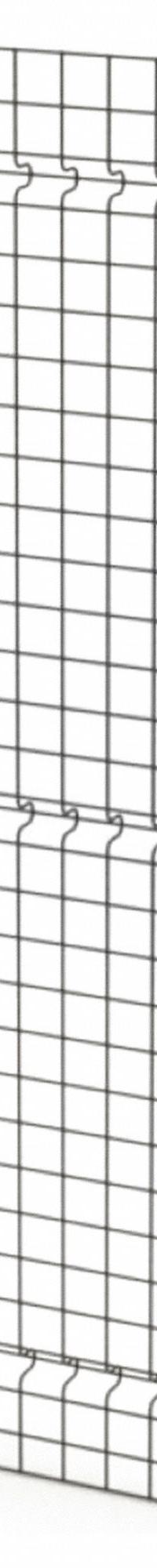HUSKY RACK & WIRE Welded Wire Panel: 5 ft H x 2 ft W x 1 1/2 in D, Black, Powder-Coated (MPN V0205). Key specifications — attr1283297: Powder-Coated; attr1283316: Steel; attr1283313: Yes; attr1283333: HUSKY RACK & WIRE.