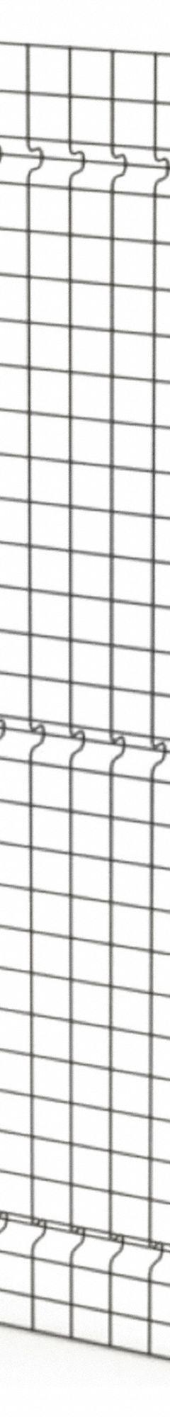 HUSKY RACK & WIRE Welded Wire Panel: 5 ft H x 2 ft W x 1 1/2 in D, Black, Powder-Coated (MPN V0205). Key specifications — attr1283297: Powder-Coated; attr1283316: Steel; attr1283313: Yes; attr1283333: HUSKY RACK & WIRE.