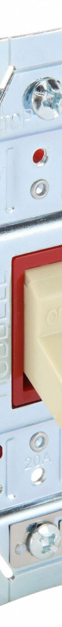 BRYANT Wall Switch: Toggle Switch, Single Pole, Maintained, Ivory, 120/277V AC, 20 A (MPN 4901BI). Key specifications — Illuminated: No; Voltage Rating: 120/277V AC.