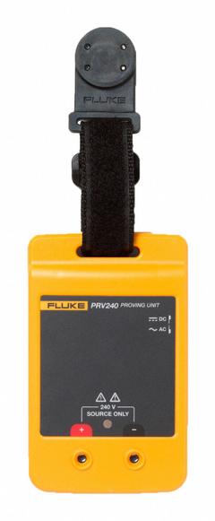 FLUKE Proving Unit: 240 V AC/DC Output Volt, PRV240. Key specifications — Accessory Type: Proving Unit; Battery Size: AA; Compatible with Manufacturer Model Number: FLUKE-87-5, FLUKE-87V-MAX, FLUKE-107 ESP, FLUKE-116, FLUKE-179 ESFP, FLUKE-88-5, FLUKE-177 ESFP, FLUKE-115, FLUKE-83-5, FLUKE-287, FLUKE-114, FLUKE-289, FLUKE-279FC/IFLEX, FLK-3000FC, FLUKE-77-4; Manufacturer Part Number: PRV240; Brand: FLUKE.