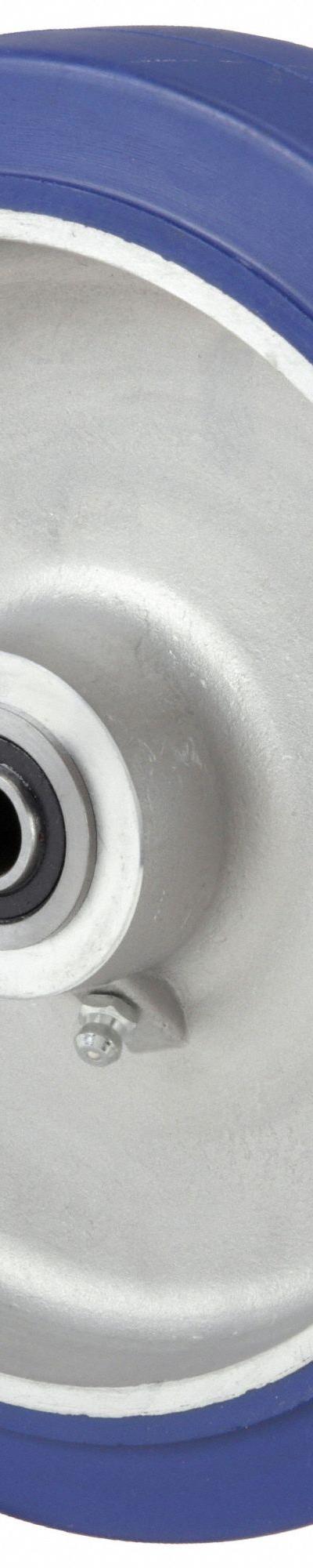 APPROVED VENDOR Caster Wheel: 8 in Wheel Dia - Nonmarking Rubber Tread on Aluminum Core Wheels