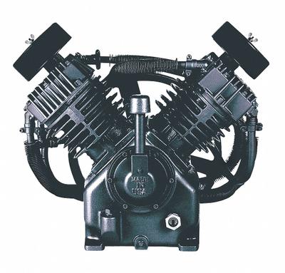 SPEEDAIRE Air Compressor Pump: Splash Lubricated, 2 Stage, 15 hp, 51.0 cfm @ 175 psi - Speedaire Air Compressor Pumps