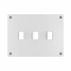 LEGRAND Wall Plate: Toggle, 3 Gang, White, Jumbo Size (MPN WSP03S2PS). Key specifications — Brand: LEGRAND; Material: Steel; Includes: Allen Head Screws.