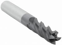 APPROVED VENDOR Square End Mill: Carbide, AlTiCrN Coated, 4 Flute, 1/4" Mill Dia, 1-1/2" LOC, 4" OAL (MPN 284-000125)