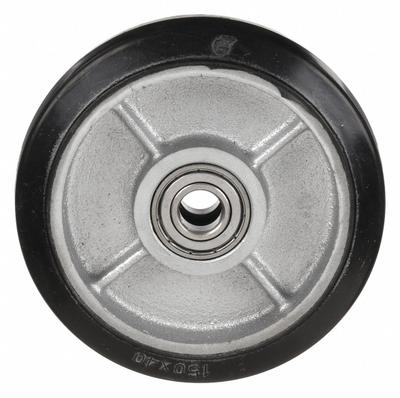 Dayton Wheel: 6 in Overall Ht, 250 lb Load Capacity, 6 in H x 1 1/2 in W, 6 in Overall Lg - Hand Truck Wheels, Bearings, Brakes & Axles