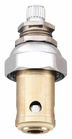 T&S BRASS Cartridge: For Spindle Assembly, Eterna, CWS Escutcheon Series, Use with Cold Water, Brass (MPN 006477-40). Key specifications — Compatible Series: Spindle Assembly, Eterna, CWS Escutcheon; For Water Temperature: Cold; Compatible Brand: T&S Brass; Product Type: Cartridge; Includes: (1) Spindle; Material: Brass.
