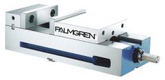 PALMGREN Machine Vise: 4 in Jaw Face Wd, 5 in Max Jaw Opening, 1 37/64 in Throat Dp, Smooth Face (MPN 9626600). Key specifications — Brand: PALMGREN.