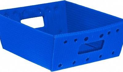 APPROVED VENDOR Tray: 0.4159 cu ft - Lightweight Corrugated Plastic Nesting Trays