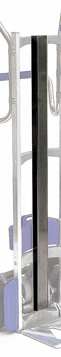 WESCO Center Bar: 49 in Overall Ht, 375 lb Load Capacity, 49 in H x 2 in W x 1 in D, Aluminum, Black (MPN 274176). Key specifications — Compatible Grainger Part Number: 15J283; Manufacturer Part Number: 274176; Accessory Type: Center Bar; Compatible with Product Type: LiftKar Powered Hand Trucks.