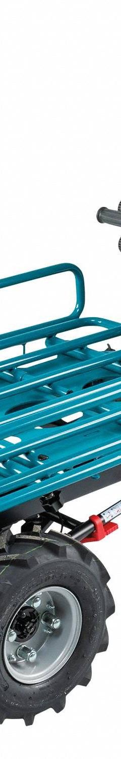 MAKITA Material Handling Dump: 661 lb Max Load Capacity, 4 Wheels, 36V LXT, Battery Not Included (MPN XUC05Z). Key specifications — Tray Material: Not Rated; Battery Capacity: Battery Not Included.