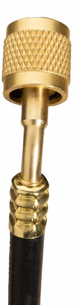 FIELDPIECE Hose: 5 ft Lg, 45° Angle, Black, Rubber, Single Hose (MPN HR1LM). Key specifications — Brand: FIELDPIECE.
