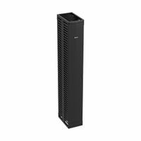 PANDUIT Vertical Dual-Sided Manager: Vertical, 45 U, Dual Side Sides, 83 7/8 in Overall Ht, Steel (MPN PR2VD12). Key specifications — Color: Black; Includes: (2) Doors; Orientation: Vertical; Brand: PANDUIT; Material: Steel; Number of Sides: Dual Side; Product Type: Dual-Sided Manager.