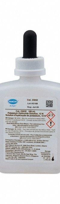 HACH Sulfuric Acid Standard Solution: Lab, 100 mL Volume, 0.03 N, 57-55-6, Solution, 2620532, 1. Key specifications — Brand: HACH; CAS Number: 57-55-6; Chemical Family Type: Solution; Chemical Grade: Lab; Concentration: 0.03 N; Manufacturer Part Number: 2620532; Product Type: Sulfuric Acid Standard Solution.