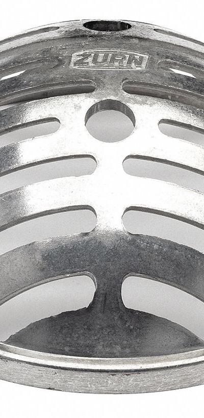 ZURN Dome Strainer: Aluminum - Dome Strainers for Floor Sinks