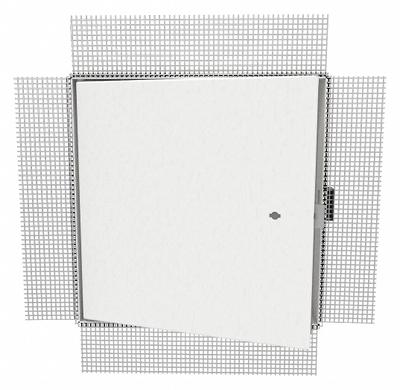 BABCOCK-DAVIS Access Door: 48 in Ht, 36 in Wd, Concealed Hinge, Plaster Bead Flange, Steel - Locking Access Doors