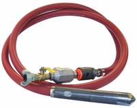 VIBCO Pneumatic Vibrator: 1 3/4 in Head Dia, 10 ft Shaft Lg, 14 in Radius of Vibration (MPN KA-1-3/4). Key specifications — attr125265: VIBCO; attr125297: Quick Connect.