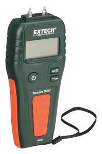 EXTECH Moisture Meter: Digital, LCD, Pin, Protective Cap, ±3% Moisture Content Accuracy, Impact Pin (MPN MO50). Key specifications — attr999354: Digital; attr1009284: Impact Pin; attr1009272: Built-In Material Library; attr999347: Drywall; attr999350: LCD; attr999383: ±3%; attr999345: EXTECH.