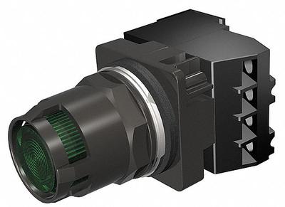 Siemens Illuminated Push Button: Illuminated, Extended Profile, Non-Metallic, 30 mm - Illuminated Extended-Length Push Buttons