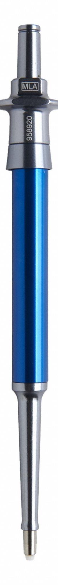CELLTREAT Single-Channel MLA Pipettor: 1 Channels, 100 ul Capacity - Max, Fixed Volume D-Tipper (MPN 1055C). Key specifications — Color: Blue; Brand: CELLTREAT; Pipetter Type: Fixed Volume D-Tipper; Product Type: Single-Channel MLA Pipettor.