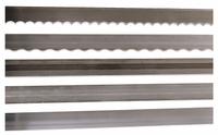 STARRETT Band Saw Blade: Foam/Fresh Meat/Paper/Rubber/Vegetables, Scalloped Cutting Edge, 7 (MPN 93590-124W). Key specifications — attr1211725: 10 ft 4 in; attr1097891: 7.