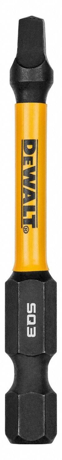 DEWALT Driver Bit: Screwdriver Bit, #3 Bit Size, S3 Bit Industry Size, Std, Impact Rated, Hex, 3 PK (MPN DWAF2SQ3IR3). Key specifications — attr1119721: Standard; attr1119722: DEWALT; attr1119715: S2 Steel; attr1119719: Hex; attr1202622: #3.